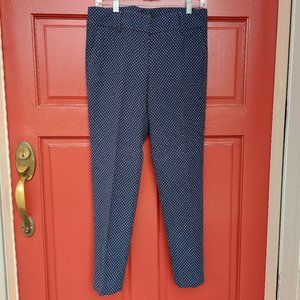 Ann Taylor Mid/low-Rise Navy Poly/Rayon/Spandex Trousers